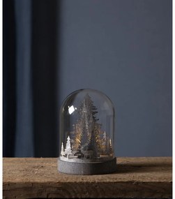 Кафява коледна светлинна украса ø 12,5 cm Kupol – Star Trading