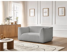 Светлосив диван от прежда с примки от букле 170 cm Giorgia – Bobochic Paris