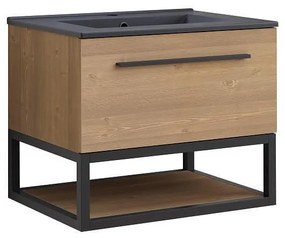 Конзолен PVC шкаф СИМОН 6050-039+УМИВ.6066G, Inter Ceramic, 61x46x52см