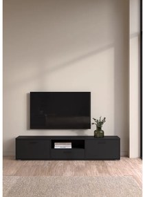 Черна маса за телевизор 177x38 cm Media - Tvilum