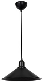 Черна метална лампа за таван ø 30 cm - Squid Lighting