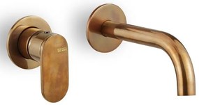 Кран за мивка стена Vicario Slim-Natural-четка