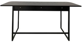 Черна конзолна маса от декор от ясен 40x140 cm Darlington – Actona