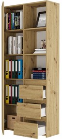 Офис рафт с чекмеджета MODERN B-80-S3 - различни цветови варианти artisan