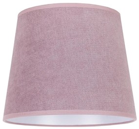 Duolla - Абажур за настолна лампа CLASSIC M E27 пр. 24 см розов