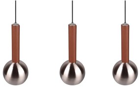 Сиво висящо осветително тяло Ciliana – CINQUE