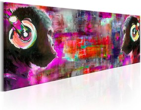 Печат върху платно - Музикални цветове 120x40