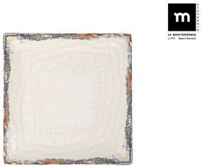 Десертна чиния LA MEDITERRANEA Albus, 18x18 cm, порцелан