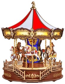 RoboTime - 3D пъзел музикална кутия Класически въртележка 5V