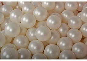 Кремав велурен басейн с топки ø 90x30 cm Montessori – Meowbaby