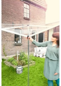 Градинска сушилня за дрехи в сребрист цвят 30 m Essential – Brabantia