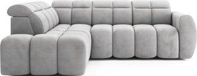 Ъглов диван Chicago-Сив-Ляв