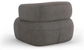 Сиво кресло от плат букле Jenny – Micadoni Home