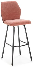 Бар столове в цвят сьомга в комплект от 2 броя 75 см Pol - Marckeric