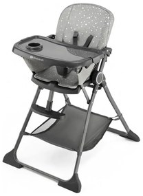 KINDERKRAFT - Детско столче за хранене FOLDEE сив