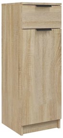 811289 vidaXL Шкаф за баня, сонома дъб, 32x34x90 см, инженерно дърво