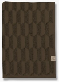 Тъмнокафяви памучни кърпи в комплект от 2 броя 35x55 cm Geo - Mette Ditmer Denmark