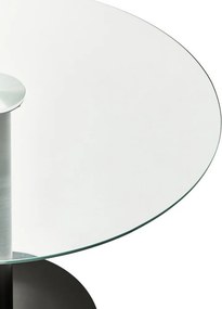 Кръгла трапезна маса със стъклен плот ø 90 cm Metropolitan – Premier Housewares