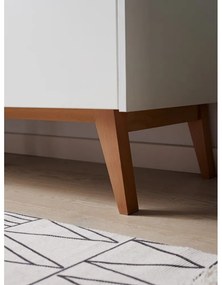 Бял детски скрин , 148 x 92 cm Swing - Pinio