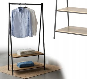 Свободностоящ стелаж за дрехи с рафтове - 80 x 40 x 160 cm