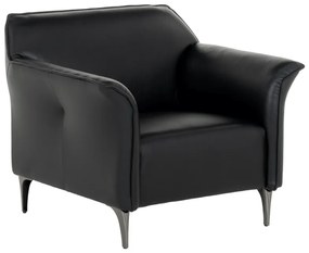 Кожен фотьойл Sonata Nexo Lux, Черен, Дължина 88 см