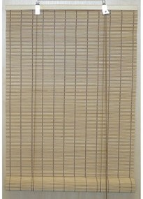 Бамбукова ролетна щора в естествен цвят 140x160 cm Brutus – Gardinia