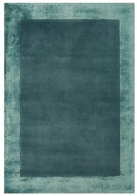 Ръчно изработен килим със смес от вълна петролен 160x230 cm Ascot – Asiatic Carpets