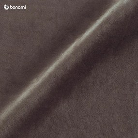 Тъмнокафяв диван от кадифе 184 cm Cambridge - Ropez