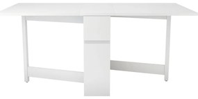 Бяла сгъваема многофункционална маса Kungla - Woodman