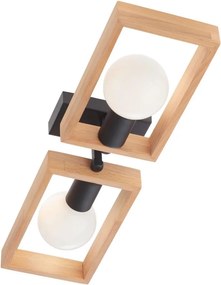 Redo 01-1968 - Плафон TIMBER 2xE27/42W/230V бук