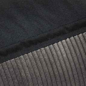 Детски пуф от рипсено кадифе в цвят горчица Game Amuse – SLOWDOWN