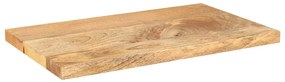 371445 vidaXL Плот за маса, 50x40x2,5 см, правоъгълен, манго масив