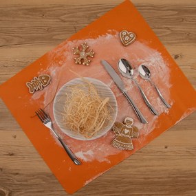 Прибори за хранене от неръждаема стомана в сребрист цвят 24 бр. Shape – Orion