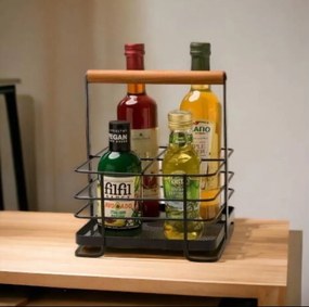 Кухненски органайзер, цвят Черен