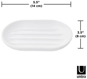 Бял пластмасов диспенсер за сапун Touch - Umbra