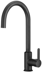 Смесител за кухненска мивка, A5A7409CN0, Roca, Cold Start, титаниево черен, 23.7х39.4см
