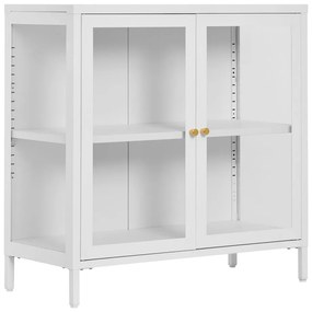 Бяла метална витрина 80x80 cm Dalby – House Nordic