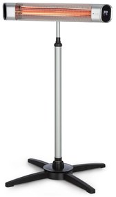 Blumfeldt Dark Wave, Инфрачервен нагревател, 2000W, позлатена въглеродна тръба, IP65, алуминий