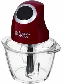 Мини чопър Russell Hobbs Desire 24660-56, 200W, 500ml, Стъклена купа, Червен