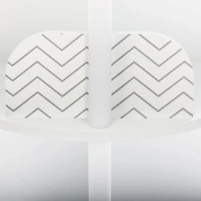 Детски въртящ шкаф за книги atmosphera, MDF - Сив