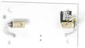 Модерна стенна лампа стомана 2 светлини - Otan