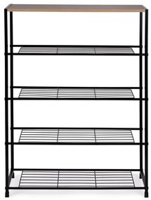Стелаж за обувки с метална конструкция - 3 рафта, до 16 чифта