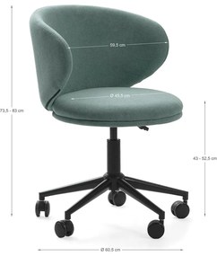 Зелен офис стол Rush – Marckeric