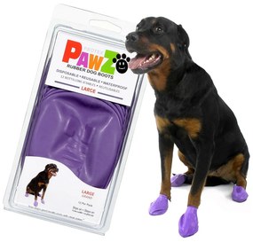 Ботуши Pawz Куче 12 броя Лилав Размер L