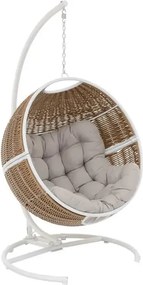Висящо кресло Hesperide Orbiana, Таупе/Бяло