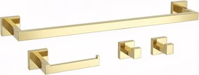Комплект аксесоари за баня Rio Gold 4 части