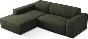 Зелен ъглов диван (ляв ъгъл) Keli – Makamii