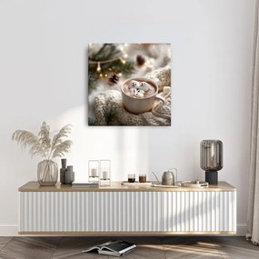 Картина на платно – Коледно спокойствие с вкусен шоколад