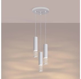 Sollux SL.1689 - Пендел LAMI 3xGU10/10W/230V бял