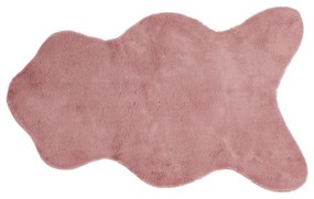 Розов заек от изкуствена кожа, 60 x 90 cm - Tiseco Home Studio